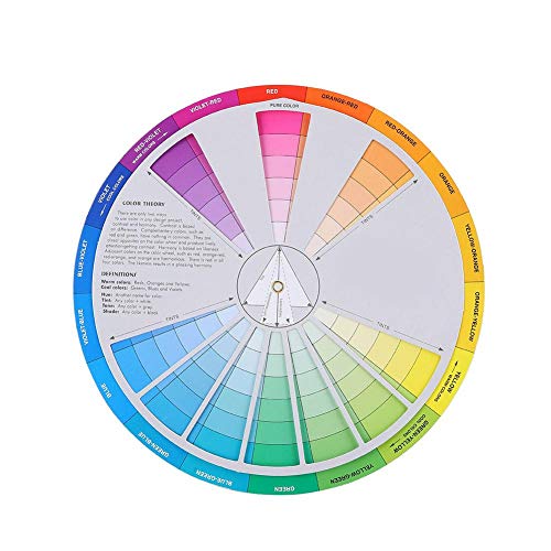 Farbrad, 2 Stück Farbmischrad, Farbmischungen, Ihr Farbrad Für Eine Harmonische Raumgestaltung For Geschenkartikel(23Cm)