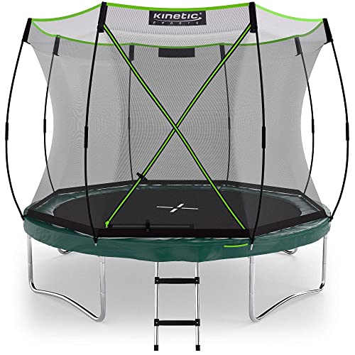 KINETIC SPORTS Federloses Trampolin Bungee Safety Elite für Kinder & Erwachsene Ø 305 cm - TÜV Rheinland geprüft, Designed in Germany, Outdoor Gartentrampolin, AirMAXX Technologie, Ultraleise