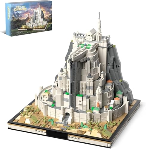 QLT Architecture Klemmbausteine Ideas Mini Bausteinen, Film STEM Magic Moc deko Geschenk für Erwachsene Jungen ab 8-16+1680pcs Nicht Kompatibel Mit Allen Gängigen