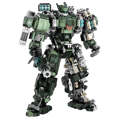 HIGH GODO Technik Mech Roboter Klemmbausteine Spielzeug, 1403 Teile Hard Core Industrial Style Action Roboter Modell, Creator Geschenke für Erwachsene oder Jugendliche