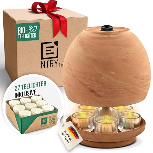 NTRY Home® CandleStove Teelichtofen - Stil Venus M Ø20 cm - Doppelwandig - Teelichtheizung - Kerzenofen - Tischofen - Tischheizung - Tischwärmer