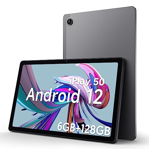 ALLDOCUBE Tablet 10 Zoll iPlay50 Android Tablet 6GB RAM+128GB ROM Tablette Unisoc T618 Okta-Core CPU Kinder Tablet 5MP Front+8MP Rückkamera FHD Anzeige 2000 * 1200 Auflösung 6000mAh Akku BT 5,0 USB-C