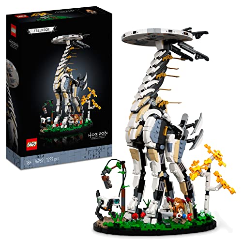 LEGO 76989 Horizon Forbidden West: Langhals Modellbausatz, Set für Erwachsene mit Aloy-Minifigur und Wächter-Figur, Sammlergeschenkidee für Männer, Frauen, Ihn, Sie