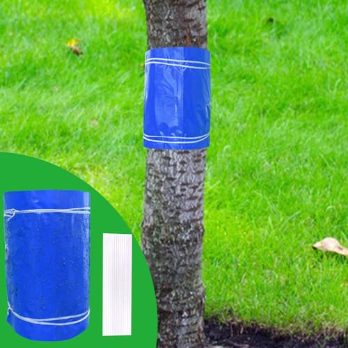 Panngu Leimringe, 3 Meter, Blautafeln, Selbstklebend, Raupenleim für Obstbäume AmeisenLeimring Baum Stammschutz, Baumleimring für Kirschbaum Apfelbaum Pflaumenbaum