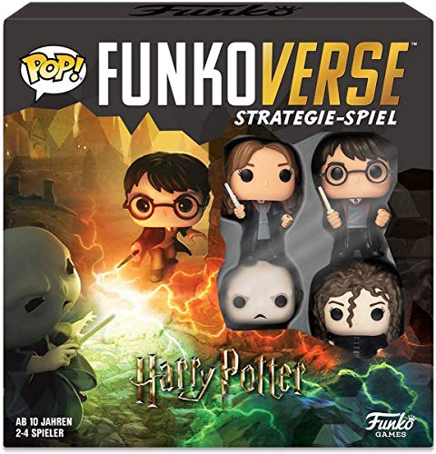 Funko 43477 Harry Potter 100 Funkoverse (4 Charaktere Pack) Brettspiel, Multi Colour