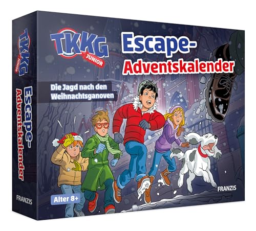 FRANZIS 67240 - TKKG Junior Escape-Adventskalender: Die Jagd nach den Weihnachtsganoven