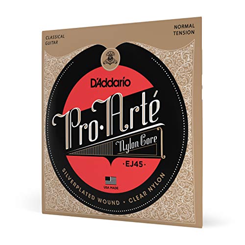 D'Addario EJ45 Pro-Arte Nylon-Saiten für Konzertgitarre, normale Spannung