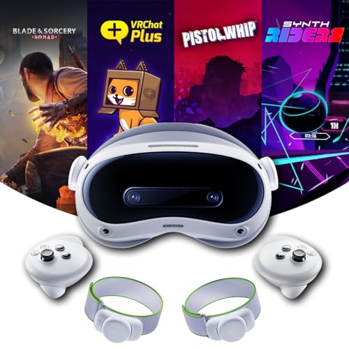 PICO 4 Ultra 256GB - VR- und Mixed-Reality-Headset + GRATIS Motion Tracker + 3 GRATIS Spiele und VRC+ Abonnement