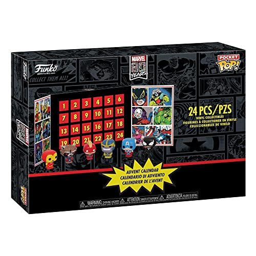 Funko 42752 POP Adventskalender, Marvel Embargo, Sammlerstück, mehrfarbig