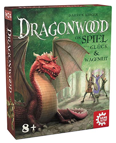 Game Factory 646213 Dragonwood, ein Spiel voll Glück und Wagemut, Kartenspiel für Freunde und Familie, für Kinder ab 8 Jahren