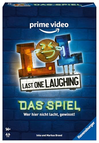 Ravensburger 27524 - Last One Laughing - Das Partyspiel zur Show, LOL Spiel für 3-8 Spieler ab 14 Jahren, über 350 Aufgaben zur Nicht-Lachen-Challenge, das lustige Kartenspiel zur LOL Staffel 1 2 3 4