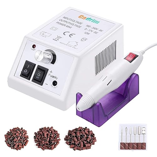 Elektrisch Nagelfräser, Elektrische Nagelfeile Set 20000 u/Min Maniküre Pediküre Elektrisch für Nagelstudio Persönliche DIY-Maniküre