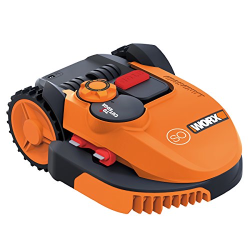 WORX Landroid SO500i Mähroboter – Automatischer Rasenmäher für bis zu 500 qm mit WLAN-Verknüpfung (App-Steuerung) und verstellbarer Schnitthöhe – 54,2 x 40,1 x 23,6 cm (L x B x H)