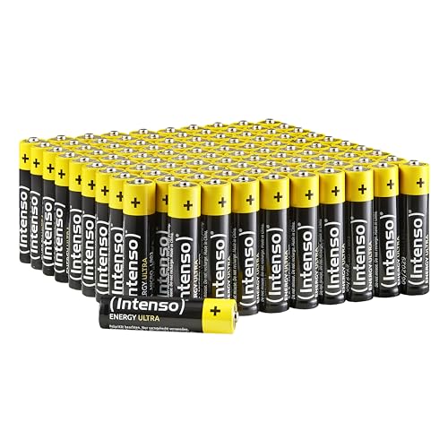 Intenso Energy Ultra AAA Micro LR03 Alkaline Batterien 100er Pack, gelb-schwarz