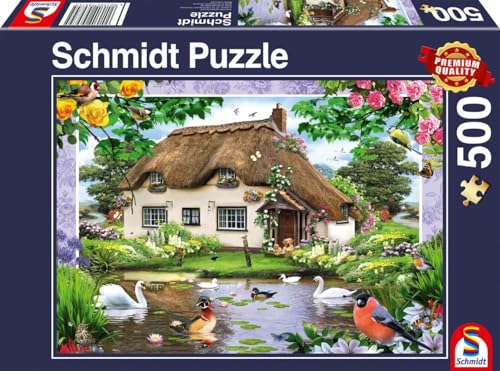 Schmidt Spiele Romantisches Landhaus, 500 Teile Puzzle