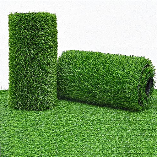 Kunstrasen Rasenteppich 30mm Künstlicher Rasen Rollrasen Kunststoffrasen Gras Rasenteppich Kunststoffrasen Terrasse Balkon -(100cm X 1000cm)