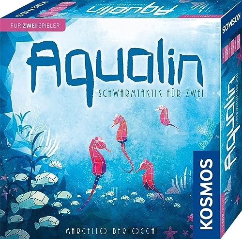 KOSMOS 691554 Aqualin - Schwarmtaktik Für Zwei, Spiel Für Zwei Personen, Brettspiel Für Genau 2 Spieler Ab 10 Jahren, Strategiespiel