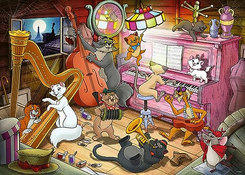 Ravensburger Puzzle 17542 - Aristocats - 1000 Teile Disney Puzzle für Erwachsene und Kinder ab 14 Jahren