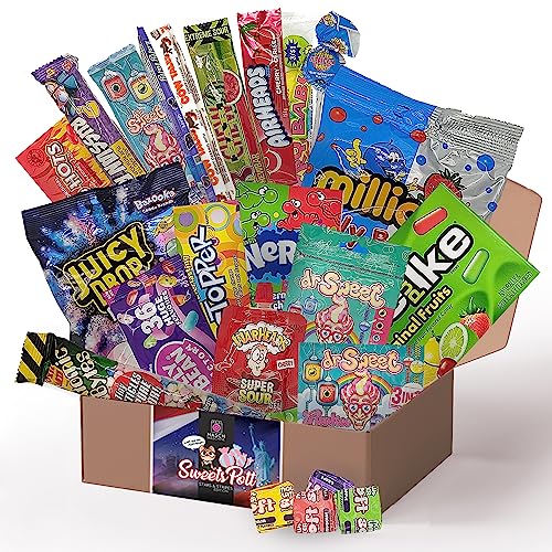 Naschmaschine® SweetsPott USA Edition einzigartige Süßigkeiten Mischung - 20 Teile - XXL (Partybox) mit amerikanischen Süßigkeiten als ideale Geschenkidee