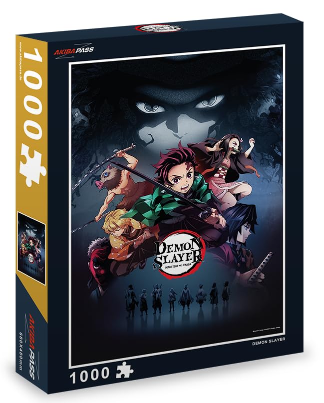 Peppermint Anime (Crunchyroll GmbH) - Demon Slayer - Kimetsu no Yaiba - Puzzle - 1.000 Teile - original & lizensiert, Silver