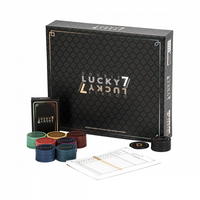 Double Lucky 7 - Der SPIELHIT von 2025! – Das Neue Brettspiel, bei dem Strategie und Glück zusammenkommen – Für Jung & Alt, zu Hause oder mit Freunden – 2 bis 7 Spieler – Spielbereit in 5 Minuten