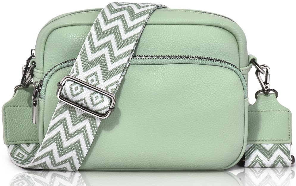 GASSDA Umhängetasche Damen Kleine Handtasche Damen PU Leder Crossbody Bag Moderne Taschen mit Abnehmbarem Schultergurt