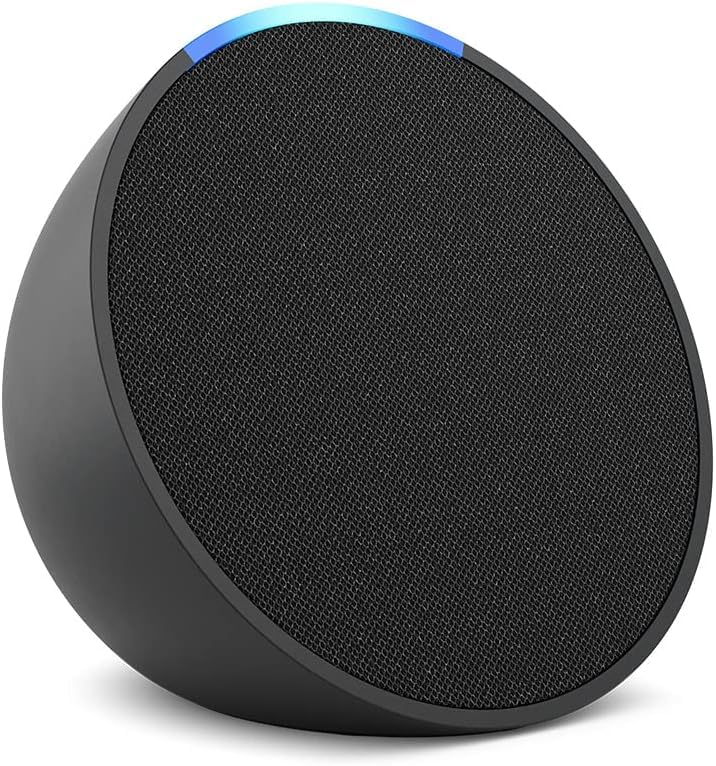 Echo Pop | Kompakter und smarter Bluetooth-Lautsprecher mit vollem Klang und Alexa | Anthrazit