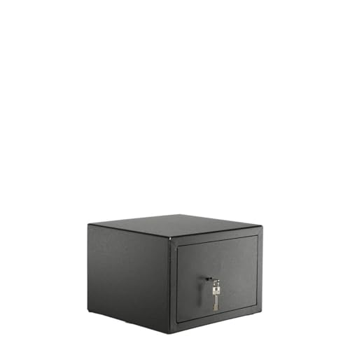 Burg Wächter Möbeltresor mit Schlüssel, Home-Safe, Sicherheitsstufe B, Feuerschutz DIN 4102, VdS-geprüft, ECB-S zertifiziert, 20,6 l, 30 kg, H 210 S, Schwarz, 20,6 Liter