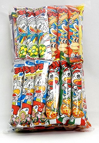 Assorted Japanese Junk Food Snack Umaibo 50 Packs of 11 Types Umaibo by Dagashi