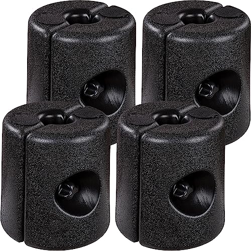 INSTENT Pavillonstandfüße 4er Set, mit Wasser/Sand befüllbar, schwarz