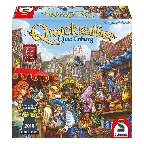 Schmidt Spiele 49341 Die Quacksalber von Quedlinburg, Kennerspiel des Jahres 2018, blau