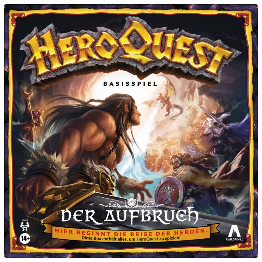 Avalon Hill HeroQuest Der Aufbruch Basisspiel Brettspiel - Deutsche Fassung